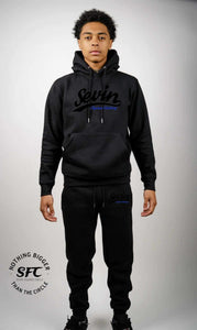 Men & Womens 2 Tone Signature Sevin Figures Sweatsuit